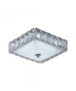 Lustra LED Canens, 24W, Cristal, Crom, Lumina Rece/Calda/Neutra Lustra LED Canens, 24W, Cristal, Crom, Lumina Rece/Calda/Neutra