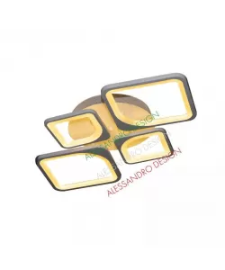 Lustra LED Cara cu Telecomanda, 100W, Dimabila, Alb - RESIGILAT -