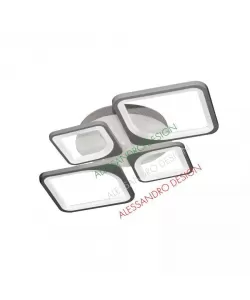 Lustra LED Cara cu Telecomanda, 100W, Dimabila, Alb - RESIGILAT -