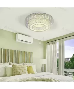 Lustra LED Carene, 36W, Lumina Rece/Calda/Neutra, Alb