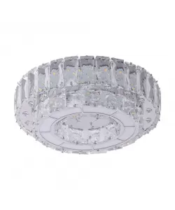 Lustra LED Carene, 36W, Lumina Rece/Calda/Neutra, Alb