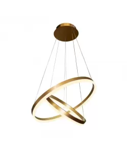 Lustra LED Casiana, 116W, Lumina Rece/Calda/Neutra, Auriu