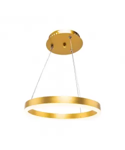 Lustra LED Casiana cu Telecomanda, 38W, Auriu, Dimabila