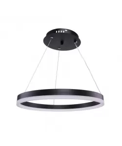 Lustra LED Casiana cu Telecomanda, 50 W, Negru, Dimabila