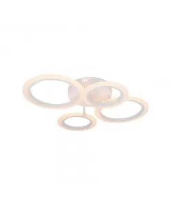 Lustra Led Cerc, Dimabila, Alb - RESIGILAT