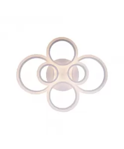 Lustra Led Cerc cu Telecomanda, Acril Exterior, 136W, Dimabila - RESIGILAT