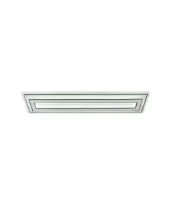 Lustra LED Chloe, 100W, Acril si Metal, Alb