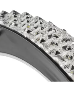 Lustra LED Clementina 240W, Negru, Acril