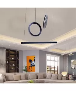 Lustra LED Codrina cu Telecomanda, 80W, Dimabila