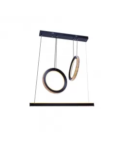 Lustra LED Codrina cu Telecomanda, 80W, Dimabila