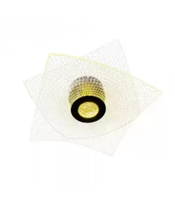 Lustra LED Colten 12W Alb Negru