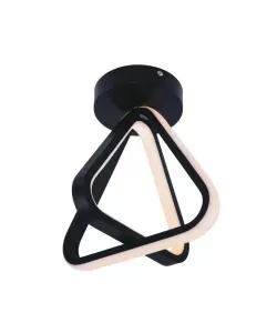 Lustra LED Coni, 24W, 3000K, Negru