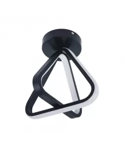 Lustra LED Coni, 24W, 3000K, Negru