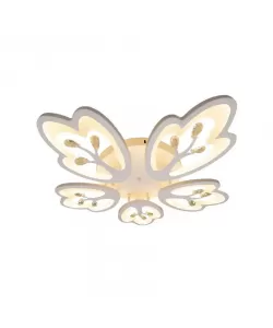 Lustra LED Crimeea cu 2.4 GHZ, Aplicatie IOS & Android, 120W, Alb, Dimabila