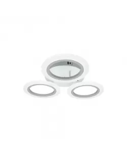 Lustra LED Crina 3 Cercuri 24W, 4000K, Alb Lustra LED Crina 3 Cercuri 24W, 4000K, Alb