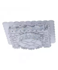 Lustra LED Cristal Iberis, 80W, Lumina Rece/Calda/Neutra