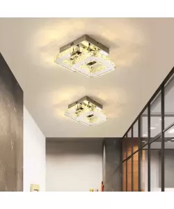 Lustra LED Cristal Jeremiah 32W Argintiu