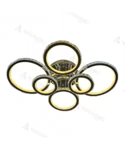 Lustra LED Cristal cu Telecomanda Hadiya 312W Dimabila Argintiu