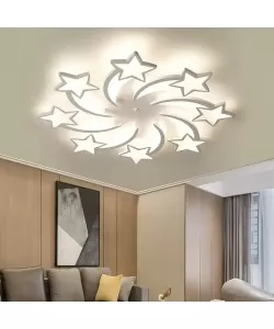 Lustra LED cu Telecomanda Ara 224W Dimabila Alb