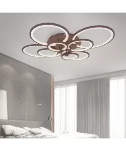 Lustra LED cu Telecomanda Edith 200W Dimabila Maro Lustra LED cu Telecomanda Edith 200W Dimabila Maro