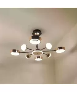 Lustra LED Ishaan 160W Alb Auriu