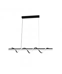 Lustra LED cu Telecomanda Jeremy 94W Dimabila Negru