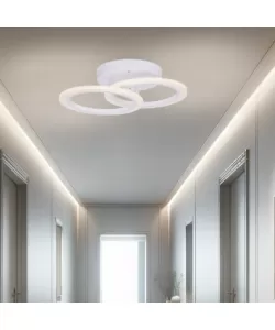 Lustra LED cu Telecomanda Linda 24W Dimabila Alb