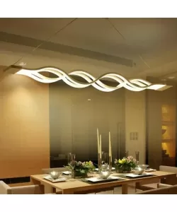 Lustra LED cu Telecomanda Nevya, Design Wave, Lumina Rece/Calda/Neutra, 105W, Dimabila, Alb Lustra LED cu Telecomanda Nevya, Design Wave, Lumina Rece/Calda/Neutra, 105W, Dimabila, Alb