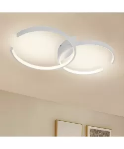 Lustra LED cu Telecomanda Noah 64W Dimabila Alb