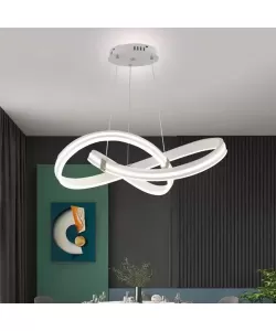 Lustra LED cu Telecomanda Rayden 140W Dimabila Alb