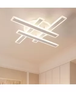 Lustra LED cu Telecomanda Shawn 60W Dimabila Alb