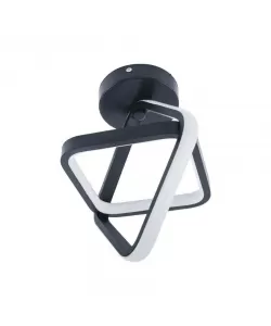 Lustra LED Cubus, 13W, Lumina Rece/Calda/Neutra, Negru, Acril Lustra LED Cubus, 13W, Lumina Rece/Calda/Neutra, Negru, Acril