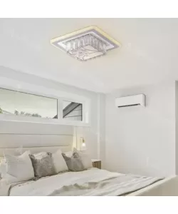 Lustra LED Cristal Kole 50W Alb