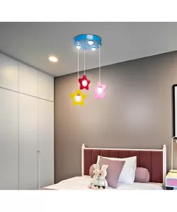 Lustra LED Daphnis , 48W, Lumina Rece/Calda/Neutra, Multicolor