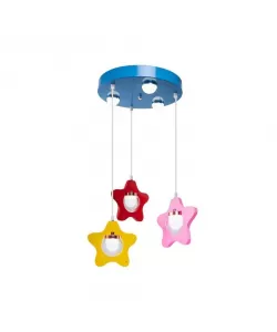 Lustra LED Daphnis , 48W, Lumina Rece/Calda/Neutra, Multicolor