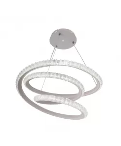 Lustra LED Dorina, 240W, Diamante, Acril