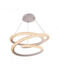 Lustra LED Dorina, 240W, Diamante, Acril