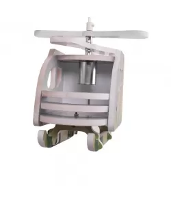 Lustra LED Elicopter, 3*E27, Multicolora