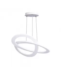 Lustra LED cu Telecomanda Epsilon 210W Dimabila Alb