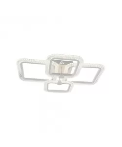 Lustra LED Faida cu Telecomanda, 2.4Ghz, 104W, Acril, Alb