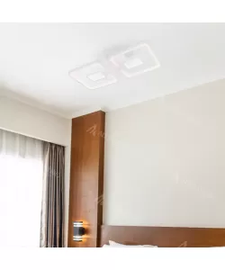 Lustra LED Felix cu Telecomanda, 120W, Alb, Acril, Dimabila Lustra LED Felix cu Telecomanda, 120W, Alb, Acril, Dimabila