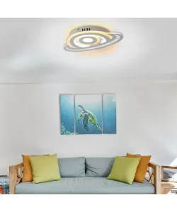 Lustra LED Galaxie cu Telecomanda, 120W, Dimabila