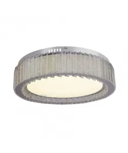 Lustra LED Gennady cu Telecomanda, 52W, Dimabil, Fumuriu