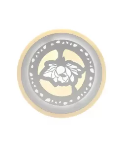 Lustra LED Georgina, 30W, Alb, Acril, 3000/4000/6000K