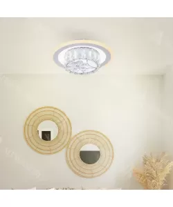 Lustra LED Cristal Gladiola 40W Alb