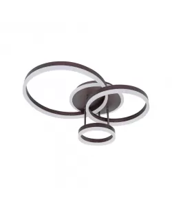 Lustra LED Gratiana cu Telecomanda, 2.4Ghz, 144W, Dimabila, Coffee