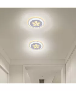 Lustra LED Guarella, 30W, Alb, Acril, Lumina Rece/Calda/Neutra