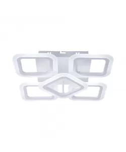 Lustra Led Hadron cu Telecomanda, 90W, Dimabila, Alb, Acril - RESIGILAT -