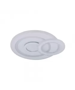Lustra LED Iamina cu Telecomanda, 146W, Alb, Dimabila