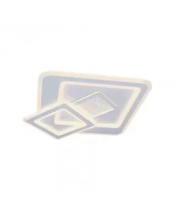 Lustra LED Iamina cu Telecomanda, 180 W, Alb, Dimabila